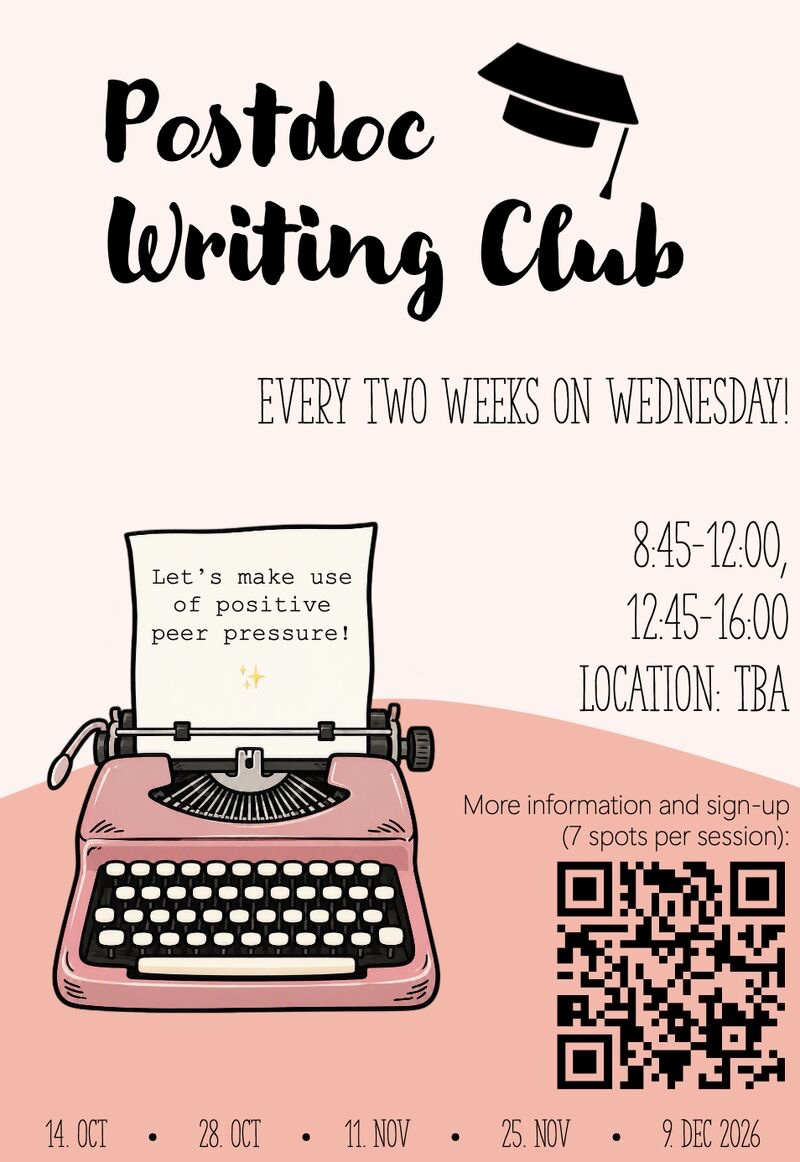 Postdoctoral researchers in the new writing group